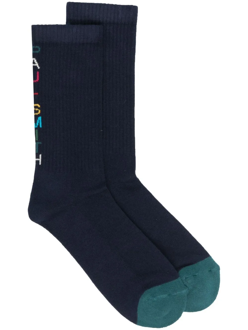 

PS Paul Smith calcetines con logo estampado - Azul