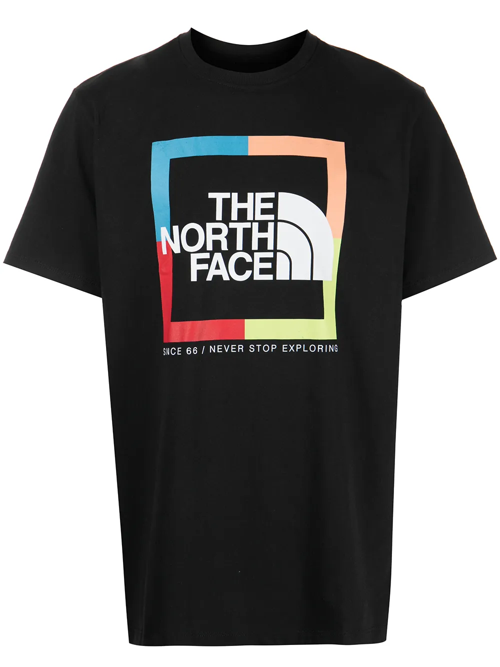 

The North Face playera con logo estampado - Negro