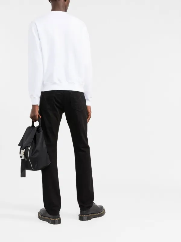 DSQUARED2 Icon Ciro-print Sweatshirt | White | FARFETCH BN