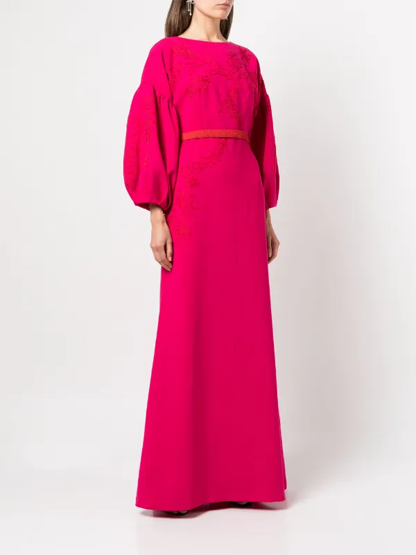 Long balloon shop gown