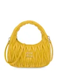 Miu Miu mini Wander matelassé shoulder bag - Yellow