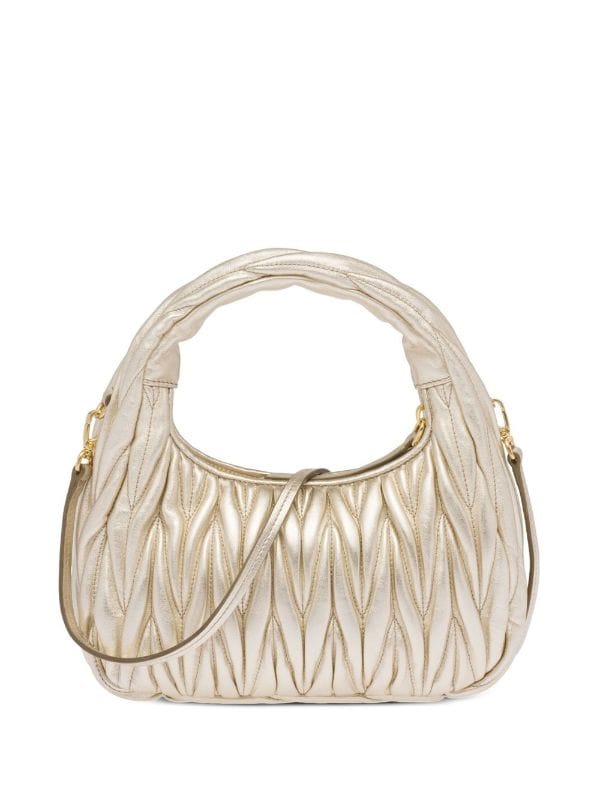 Miu Miu Mini Wander Matelassé Shoulder Bag - Farfetch