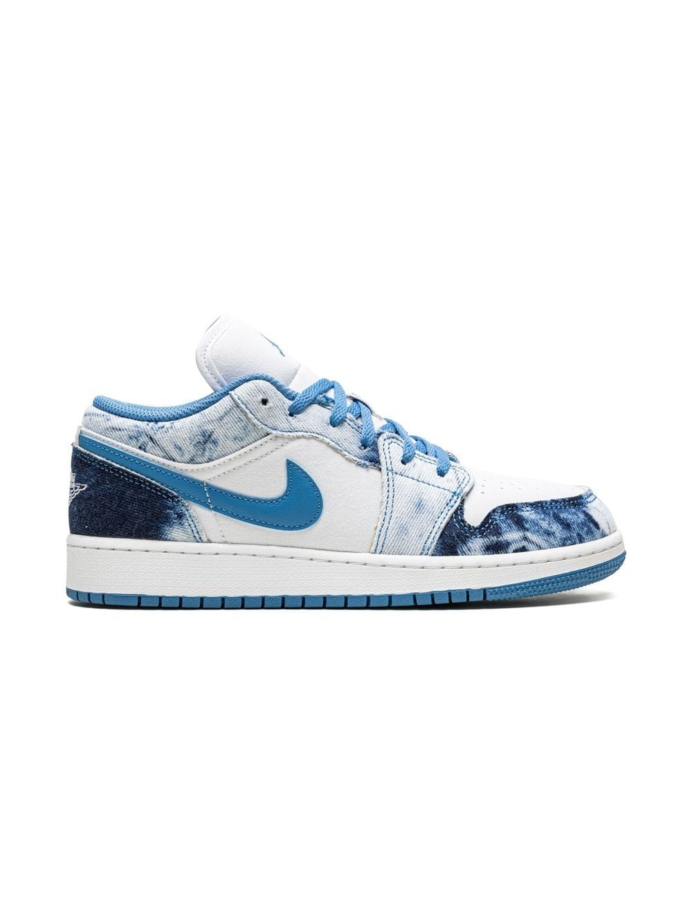Shop Jordan Air  1 Low "acid Wash Denim" Sneakers In Blue