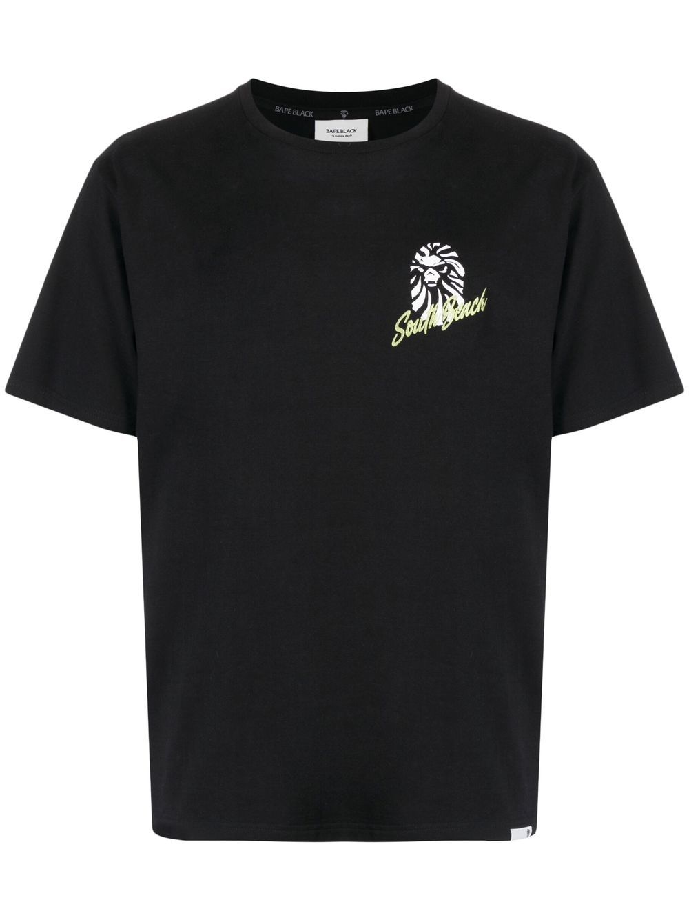 

BAPE BLACK *A BATHING APE® playera manga corta con logo estampado - Negro