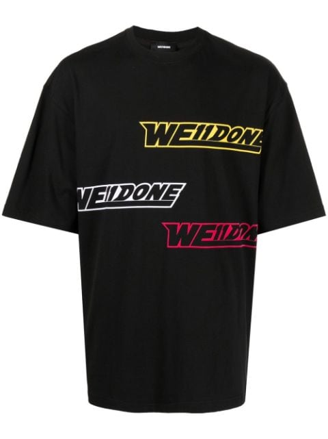 We11done logo-print short-sleeve T-shirt - Farfetch