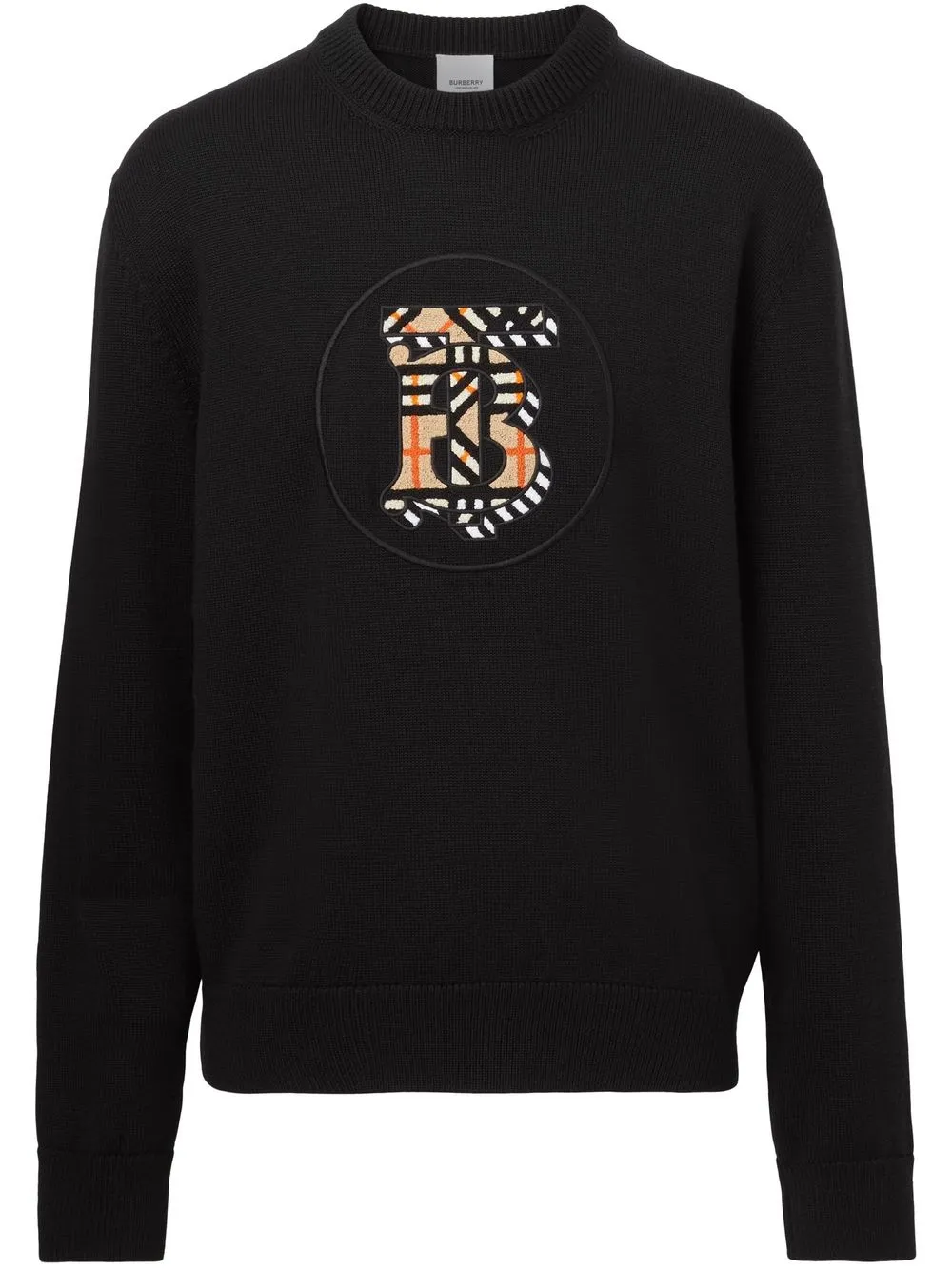 

Burberry TB appliqué jumper - Black