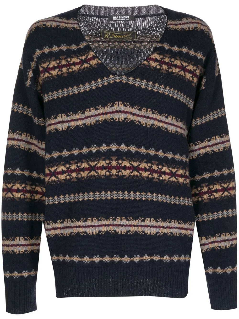 

Raf Simons fairisle knit jumper - Multicolour