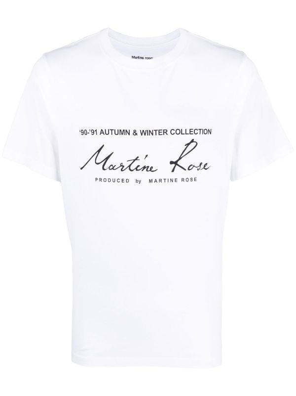 Martine Rose Logo Print T-shirt - Farfetch