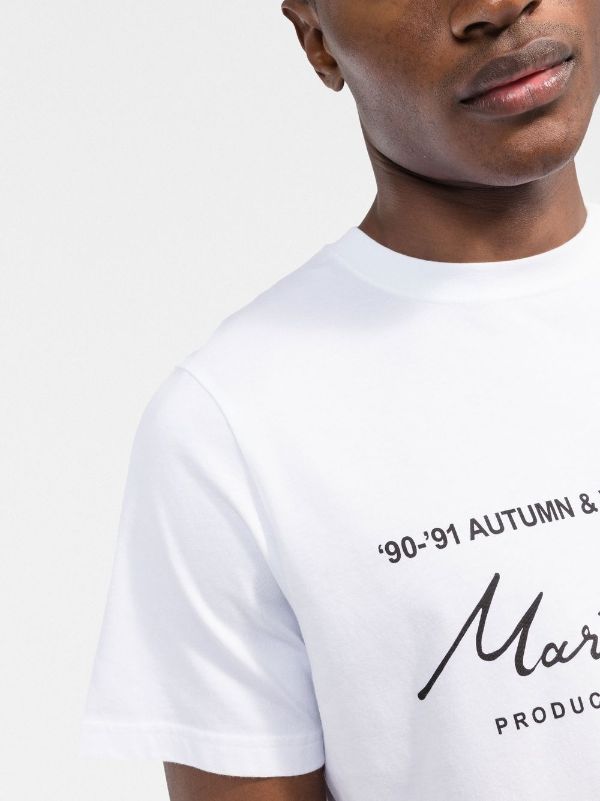 Martine Rose logo-print Longsleeved Cotton T-shirt - Farfetch
