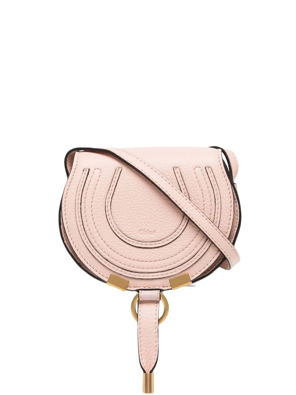 

Chloé Marcie Saddle mini crossbody bag - Pink