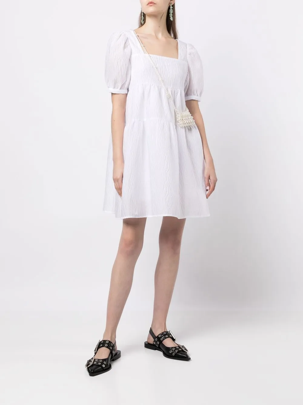 b+ab Mini-jurk met pofmouwen - IVX