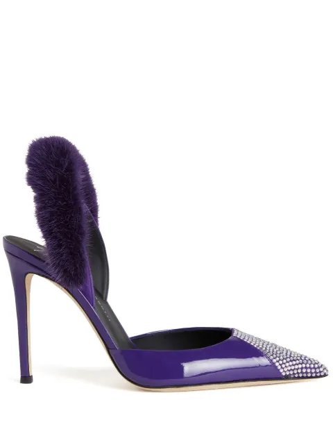 Giuseppe Zanotti zapatillas Henriette Strass con apliques