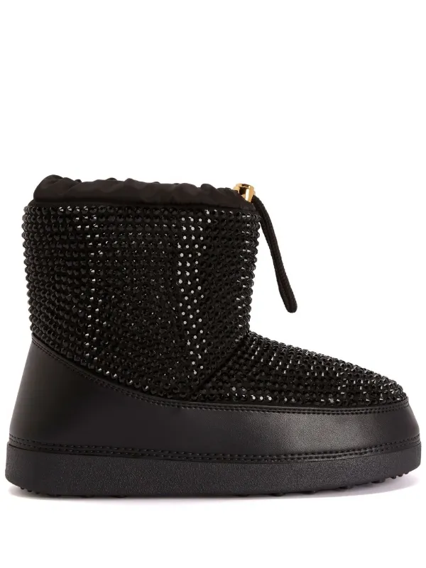 Giuseppe Zanotti Gz-Aspen rhinestone-embellished Boots Black