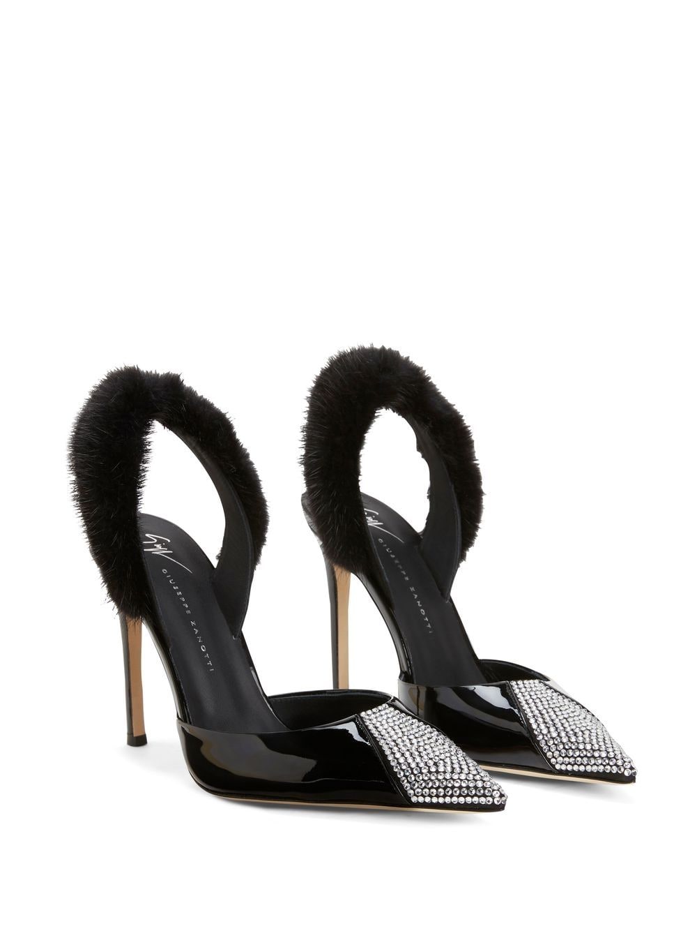 Giuseppe hot sale fur heels