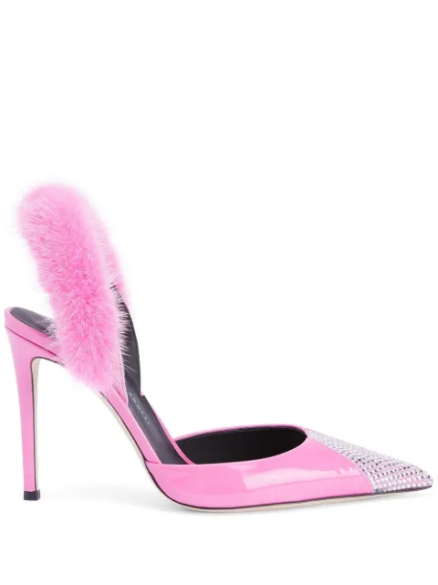 Giuseppe Zanotti Henriette Strass embellished pumps