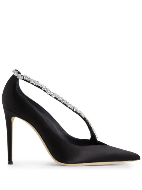 Giuseppe Zanotti Filipa Crystal embellished pumps