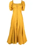 Cult Gaia cut-out midi dress - Yellow