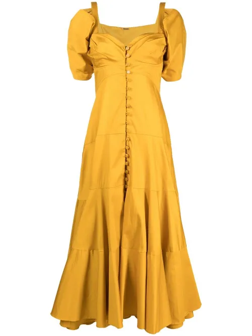 Robe mi-longue à découpes - Cult Gaia - Modalova