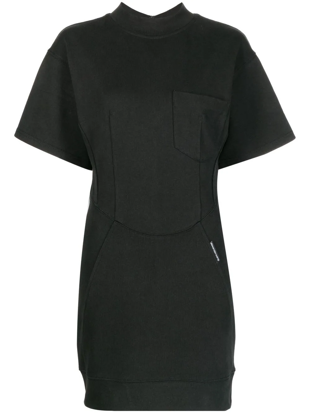 

Alexander Wang vestido con bolsillo de parche - Negro