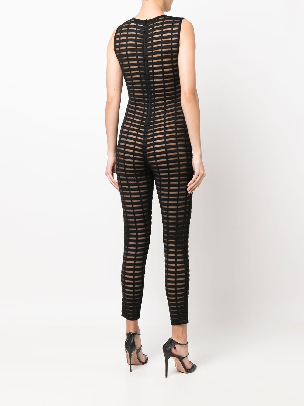 Shop Genny Iconic Knitted Jumpsuit In Black