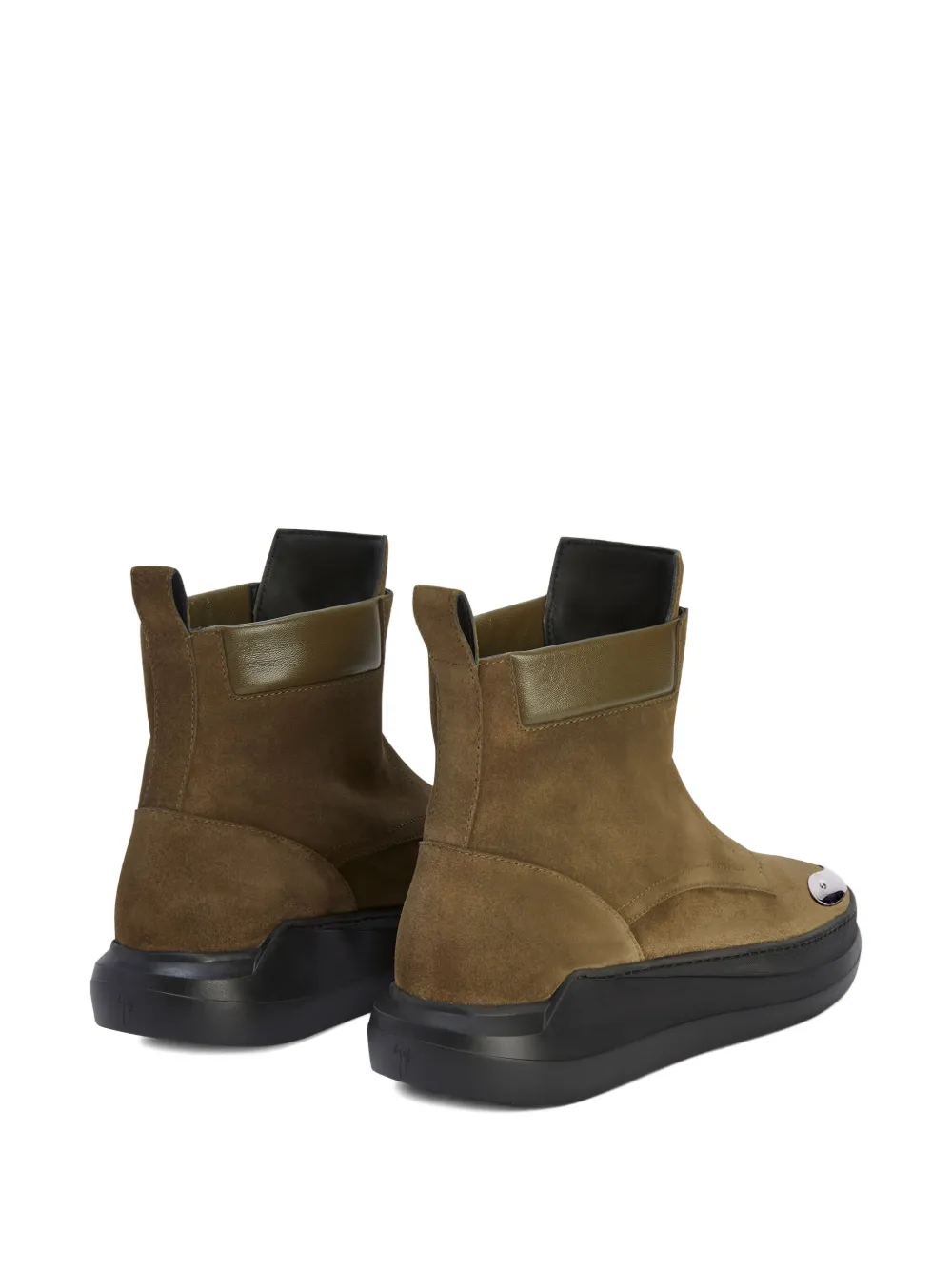  Giuseppe Zanotti Denoel Zipped Boots - Green 