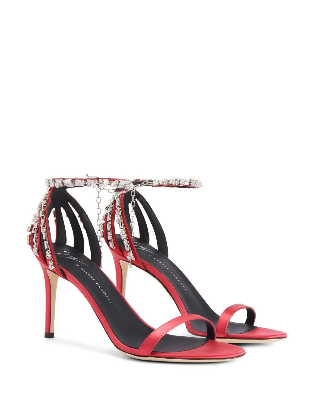 Giuseppe Zanotti 85mm Adele crystal sandals | Heeled Sandals | Image 2