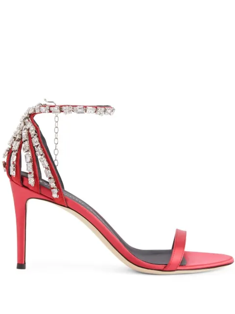 Giuseppe Zanotti 85mm Adele crystal sandals