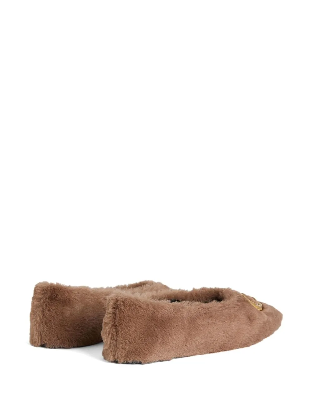 Giuseppe Zanotti Lucreciia faux fur loafers Brown