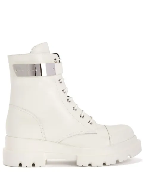 Giuseppe Zanotti Alexa leather combat boots