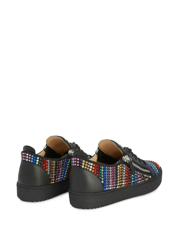 Giuseppe Zanotti Frankie Strass Sneakers | Schwarz | FARFETCH DE