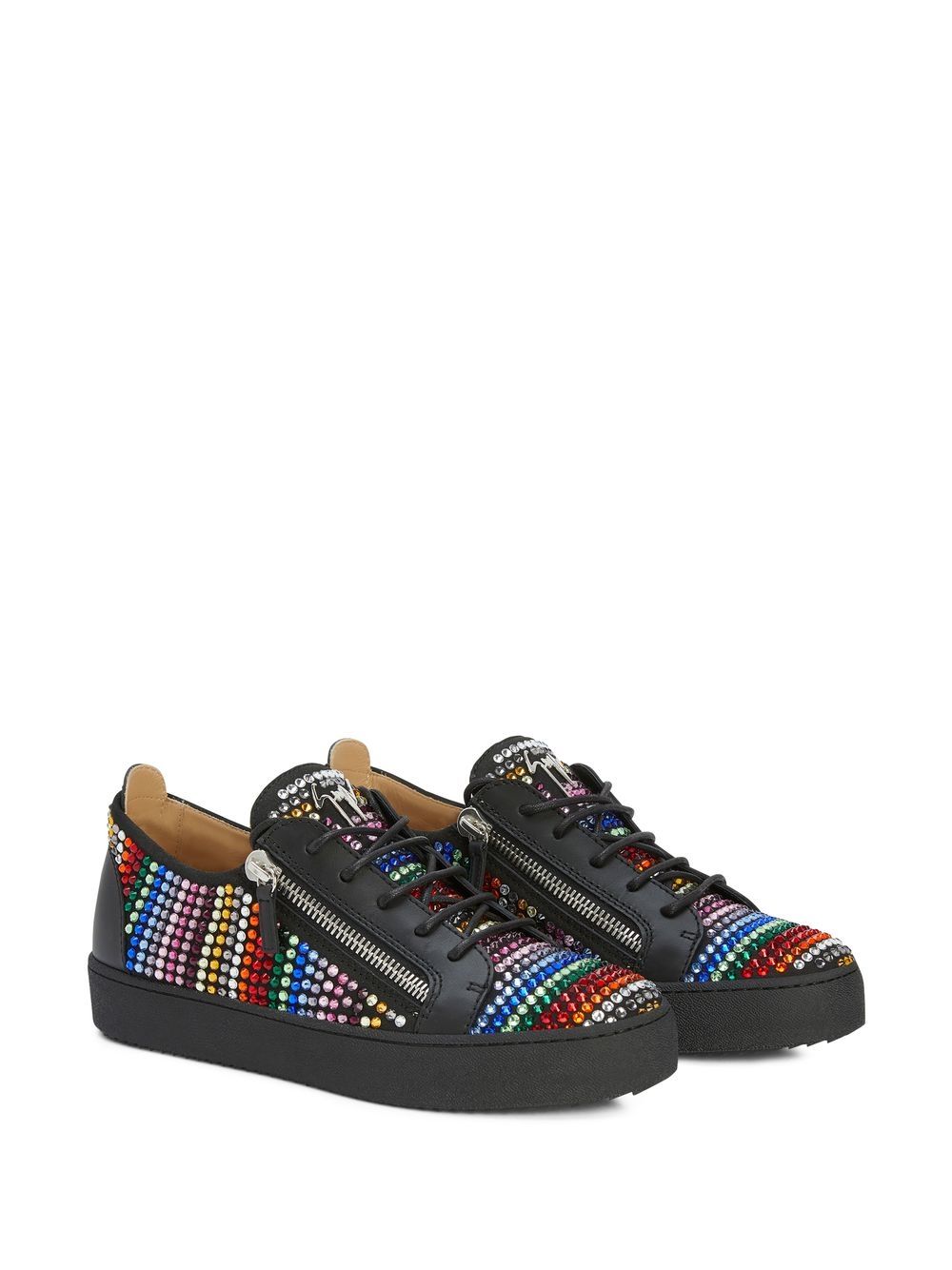 Giuseppe Zanotti Frankie sneakers met logo - Zwart