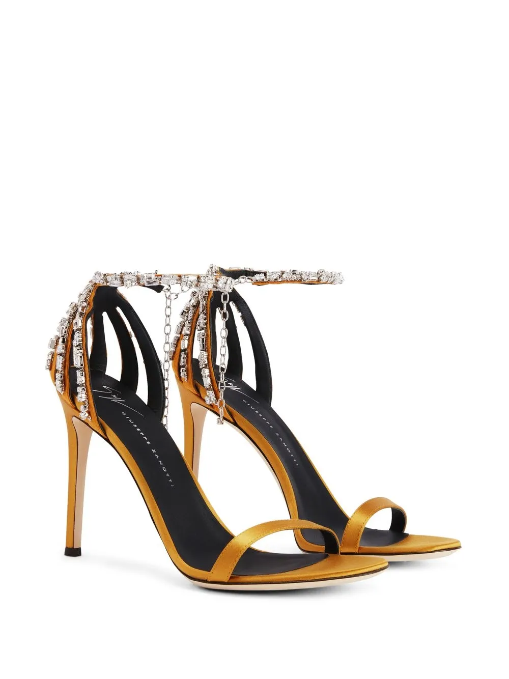 Giuseppe Zanotti Adele sandalen met kristal - Goud