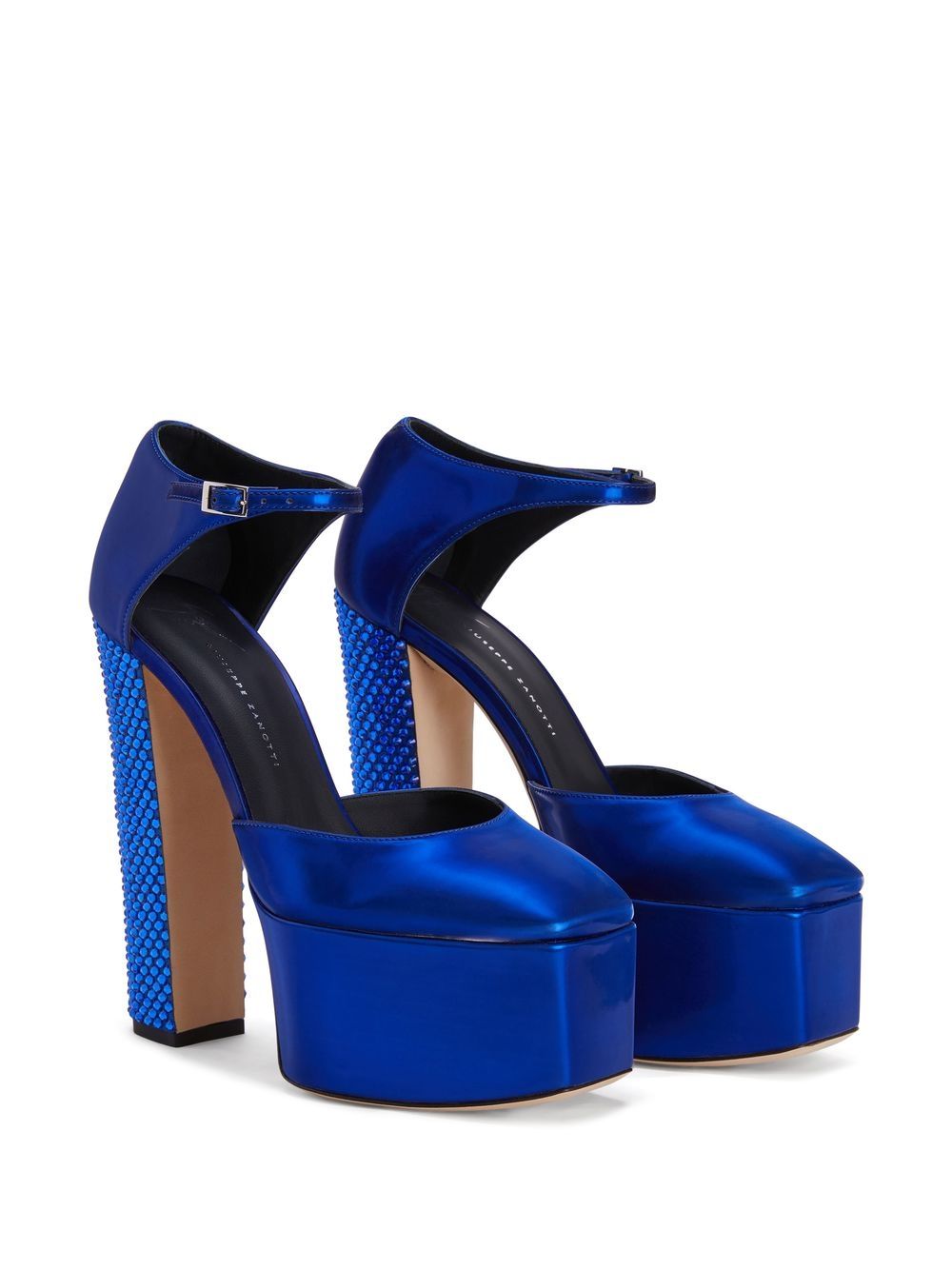 Giuseppe Zanotti Bebe Pixel pumps met plateauzool - Blauw