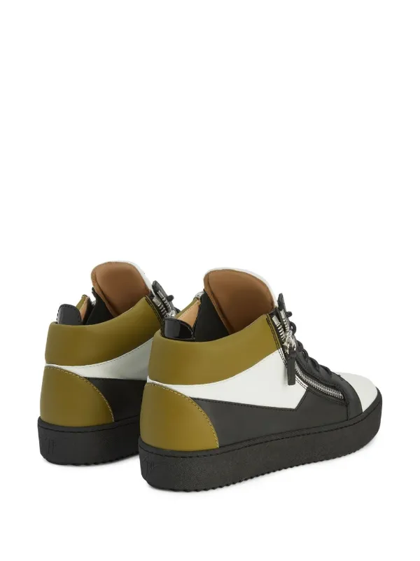 ●GIUSEPPE ZANOTTI●メンズ Kriss ハイカット スニーカー Giuseppe Zanotti Kriss high-top Sneakers | White | FARFETCH JO