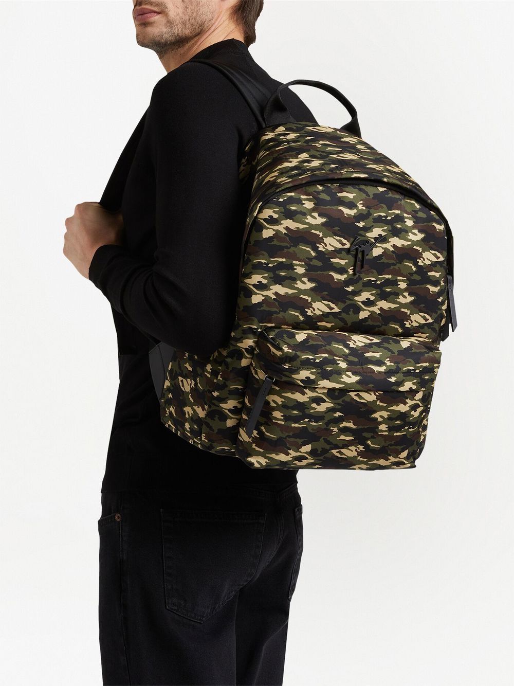 Image 2 of Giuseppe Zanotti Bud camouflage-print backpack
