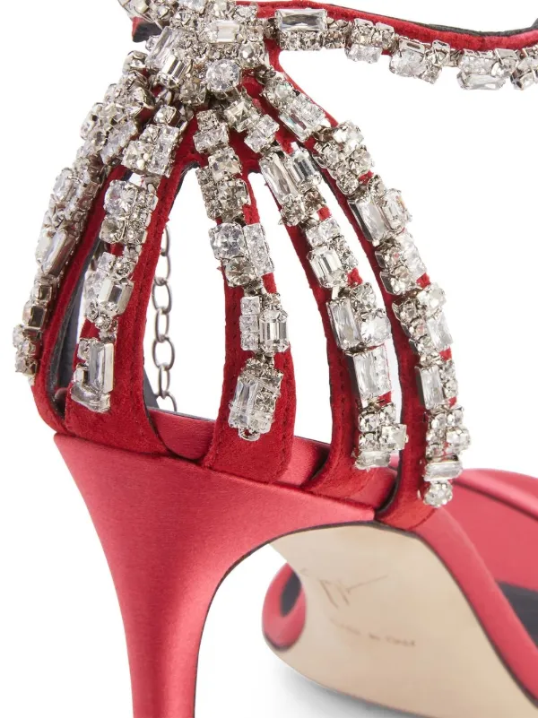 Giuseppe Zanotti Adele 105mm サンダル | ピンク | FARFETCH JP