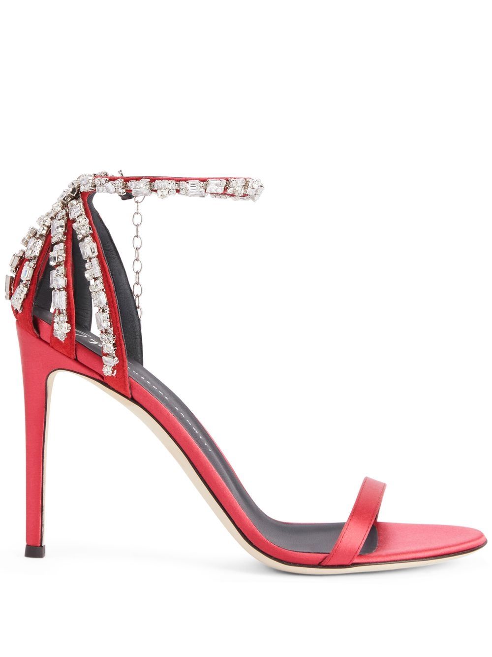 Giuseppe Zanotti Adele Crystal 105mm Sandals Farfetch 0625