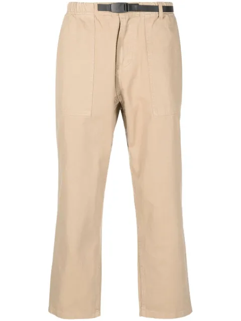 Gramicci belted-waist cropped trousers
