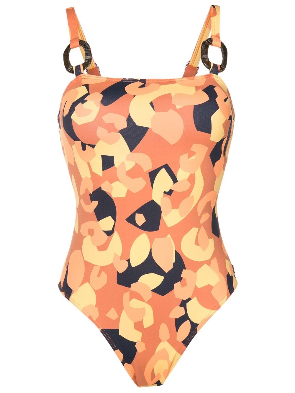 Livia abstract print swimsuit