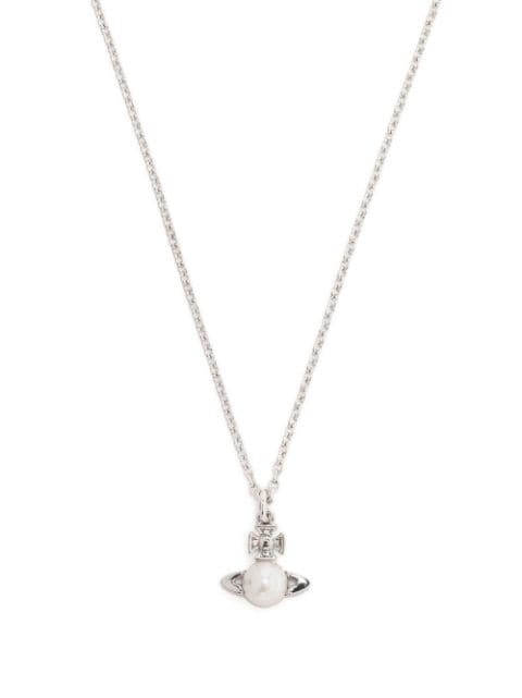 Vivienne Westwood pearl-logo pendant necklace