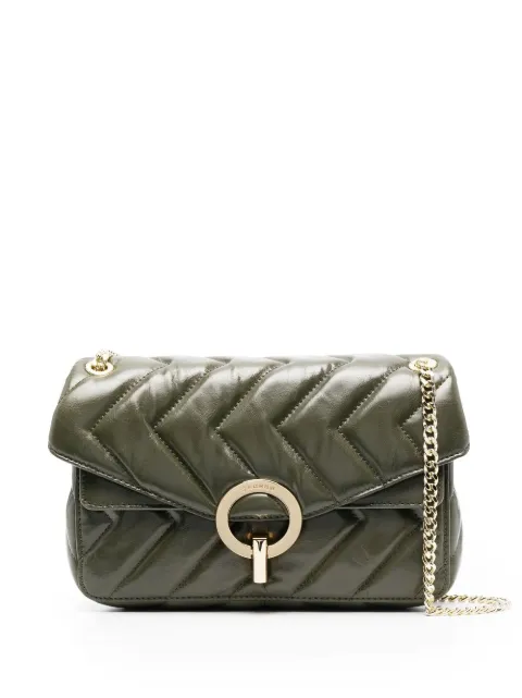 SANDRO Yza quilted leather shoulder bag