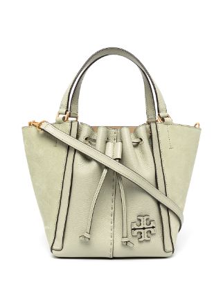 Tory Burch Mcgraw Tote in Green