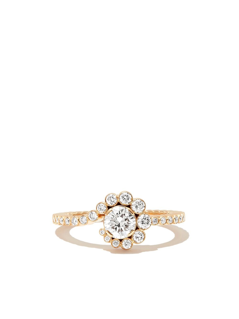 Shop Sophie Bille Brahe 18kt Yellow Gold Celestine Diamond Ring