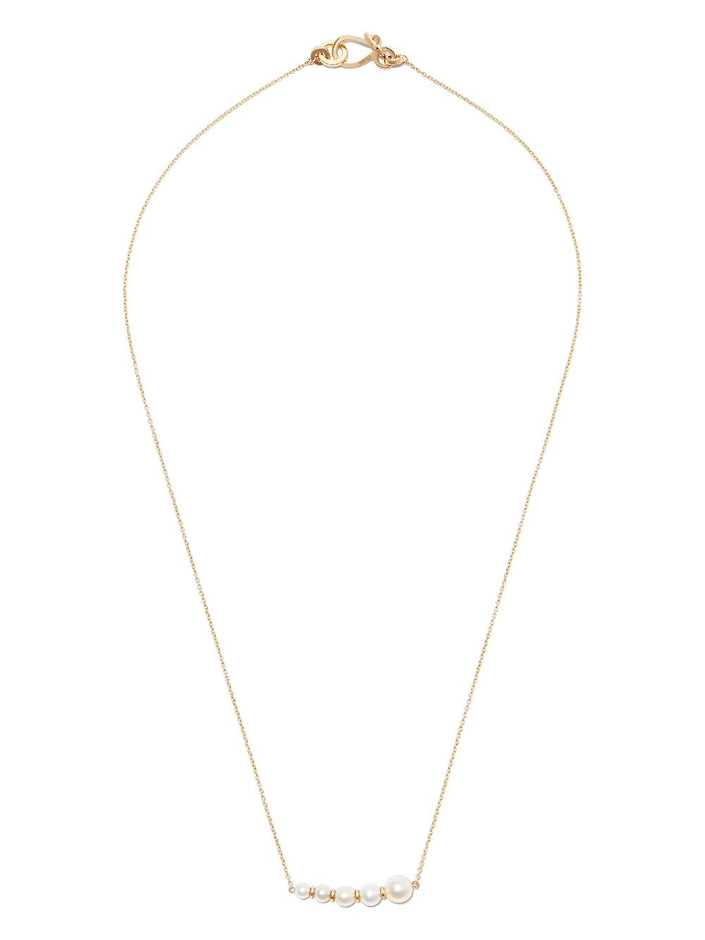 Image 2 of Sophie Bille Brahe 14kt yellow gold Lune grand pearl necklace