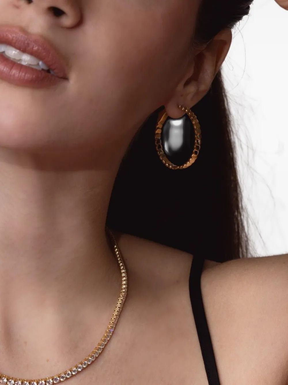  Anita Ko 18kt Gelbgoldcreolen 