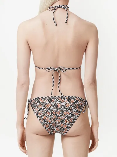 burberry monogram print bikini