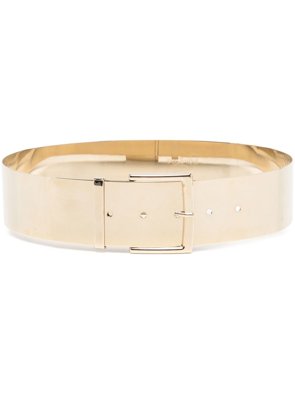 Shop Isabel Sanchis Metal Buckle-fastening Belt In Gold