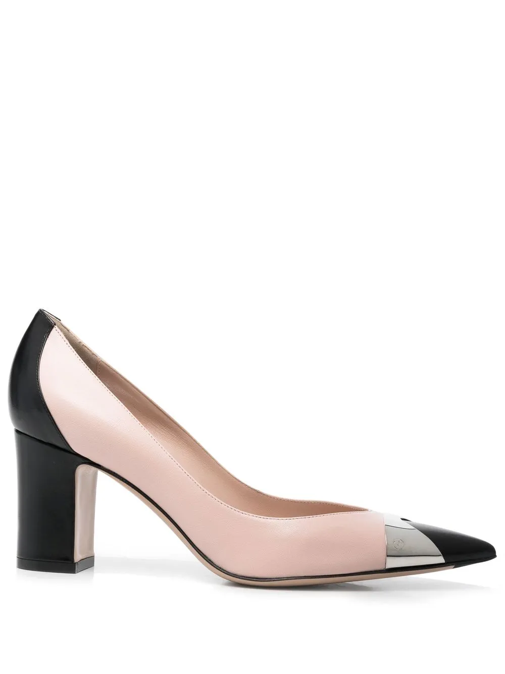 

Giorgio Armani 80mm colour-block pumps - Black