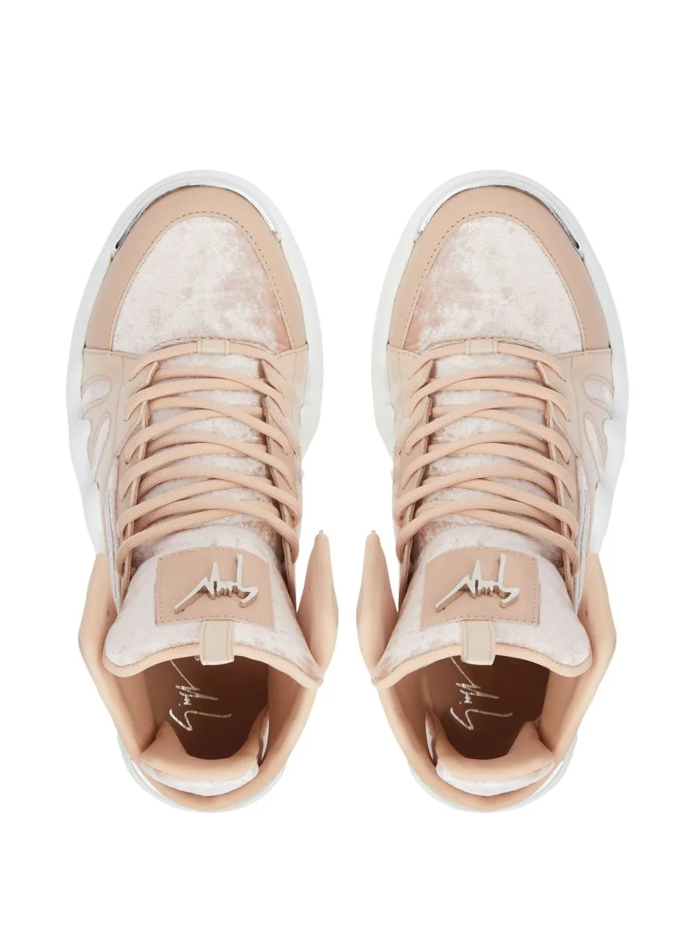 Giuseppe Zanotti Talon high-top sneakers Pink
