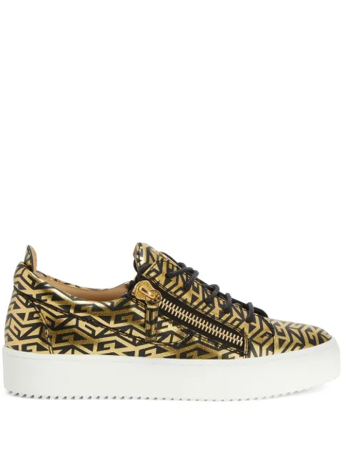 Giuseppe Zanotti Gail monogram-print low-top sneakers